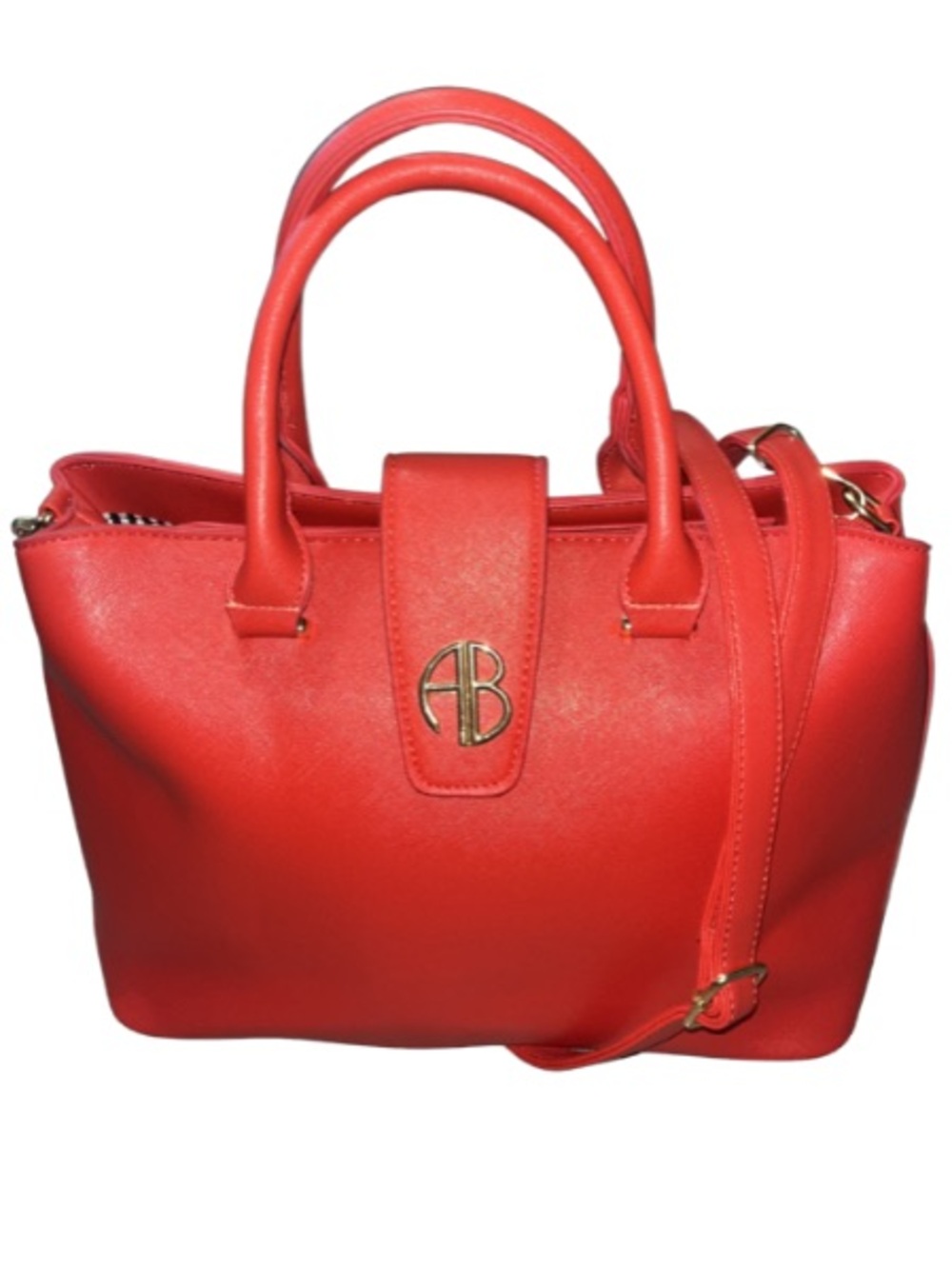Alexis Bendel Red Saffiano
Leather Satchel Crossbody Bag
NWOT